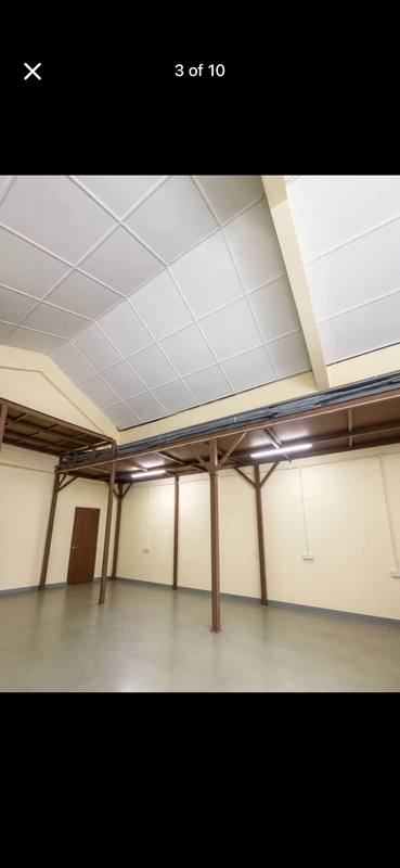 Warehouse with mezzanine