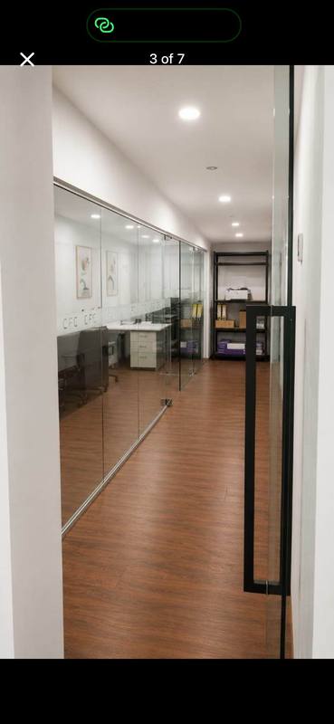 Glass partitions